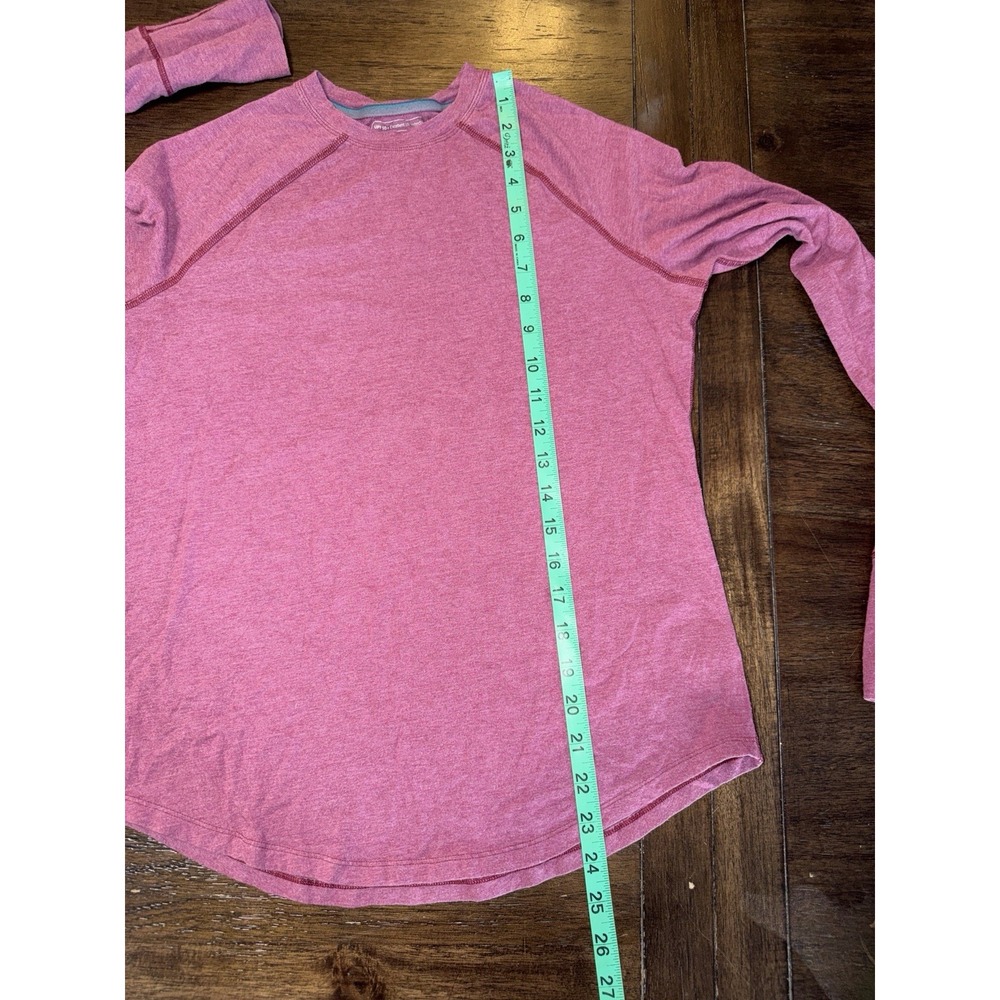 Coolibar Lumaleo Everyday L/S T Tee Shirt Top UPF 50+ Crew Pink Women's S 10359 - Picture 6 of 8